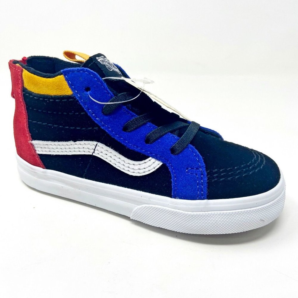 Vans Sk8 Hi Zip MTE Black Surf The Web Baby Toddler Sneakers - Picture 2 of 5